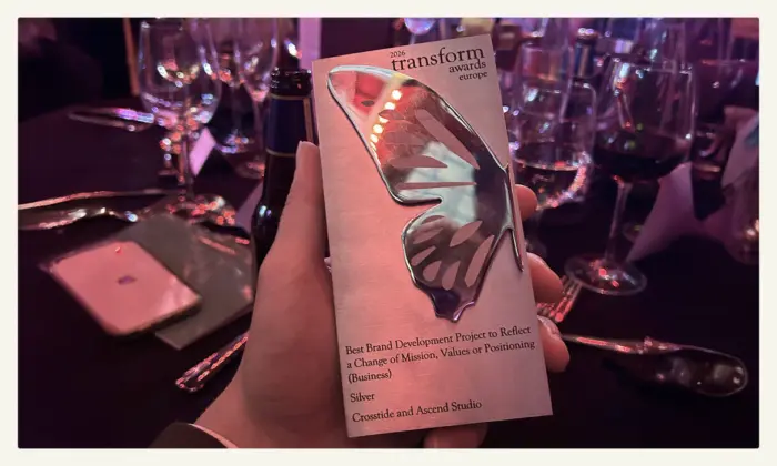 Transform Award for brand work with crosstide