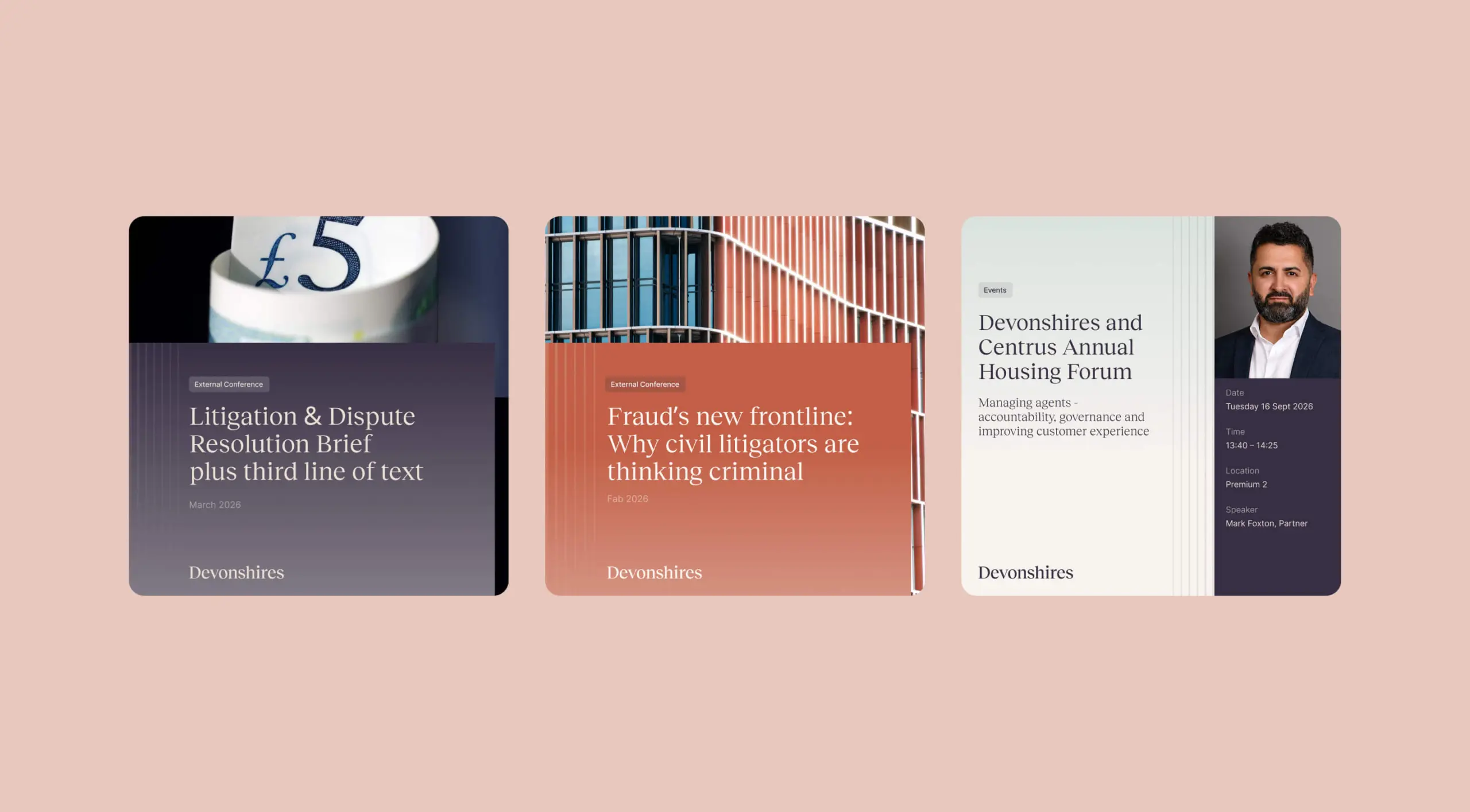 Devonshires social media design examples